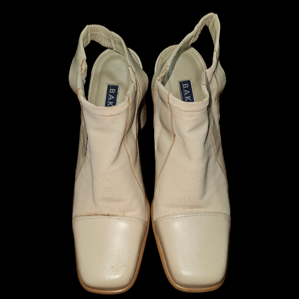 Baker Beige Chunky Heels